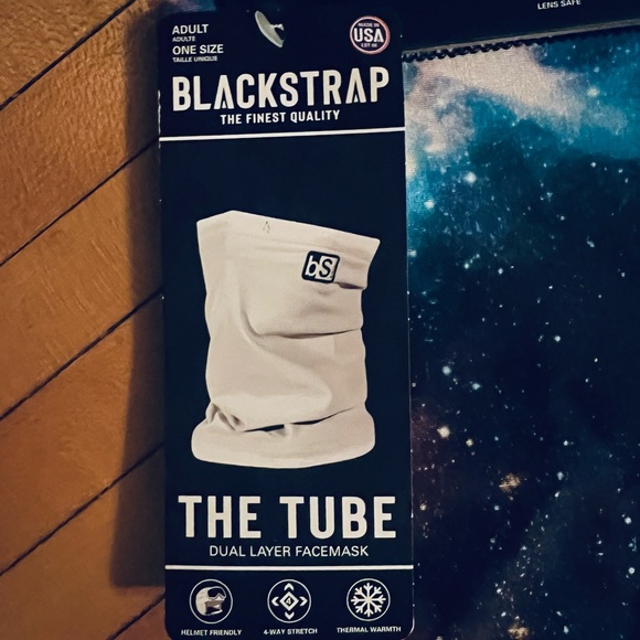 THE TUBE Blackstrap FaceGear neck warmer, ski snowboard gear NWT Cosmic Starry - Picture 5 of 6